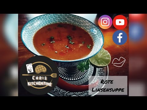 Orientalische rote Linsensuppe