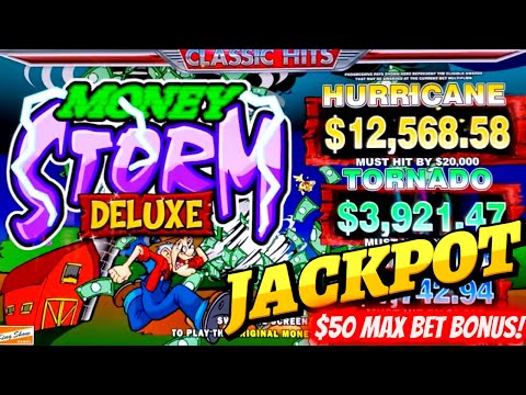 $5,000 Slot Play! $100 Wheel Of Fortune U0026 HANDPAY JACKPOT On MONEY STORM Deluxe Slot Machine | EP-12