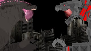 GODZILLA 2024 VS MECA GODZILLA (dc2/ANIMATION)