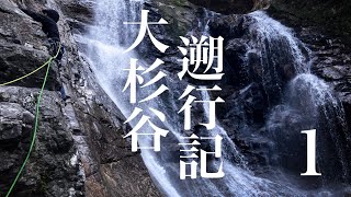 【大杉谷】日本三大渓谷-大杉谷の大滝登攀1【沢登り】