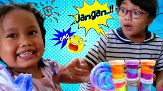 Jangan Di Makan Hanum & Bocil Main Slime Dari Abang Penjual Mainan Keliling Hanum Diary