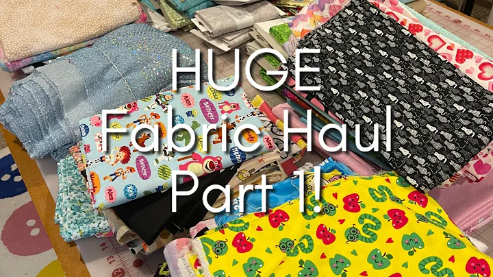 Unleash Your Creativity with a Massive Fabric Haul!