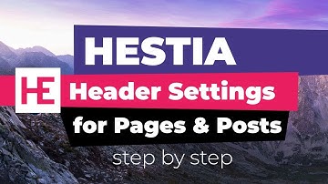 Hestia Header: Post Header Height Settings + Metadata & Title Removal