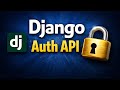 Django REST Authentication | Register Login Logout API (Step by Step)