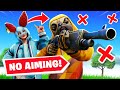 Fortnite but NO AIMING (very hard)