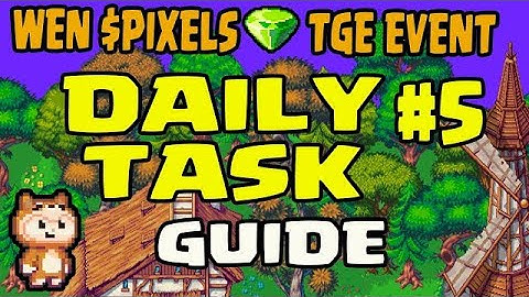HOW TO FIND 5TH WEN $PIXEL DAILY TASK 💎 FIND BARNEY 🔍 WER/WHERE? | TGE EVENT