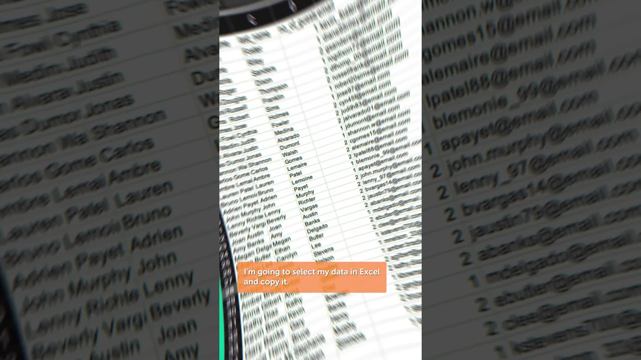 HOW TO Quickly Get Data From Excel Into A SharePoint List With EDIT GRID VIEW Shorts