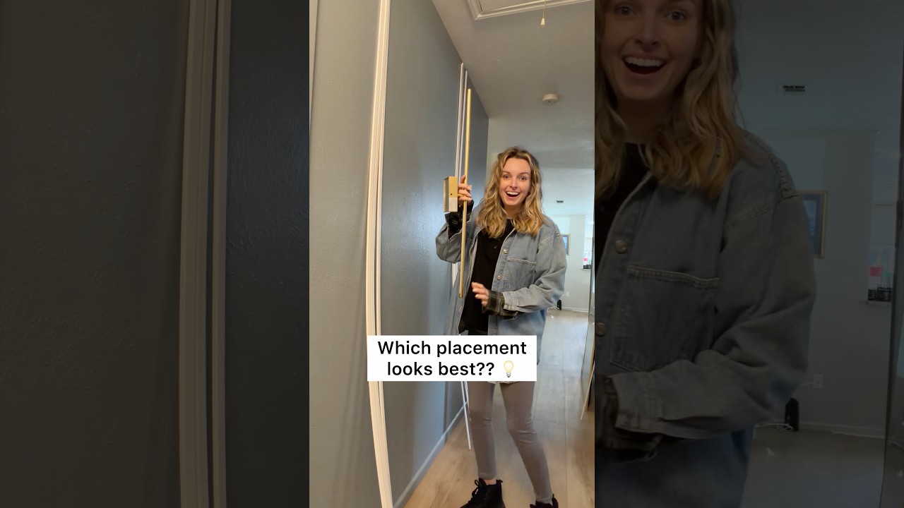 Какое расположение этих настенных светильников будет выглядеть лучше всего?!? Помогите мне выбрат...