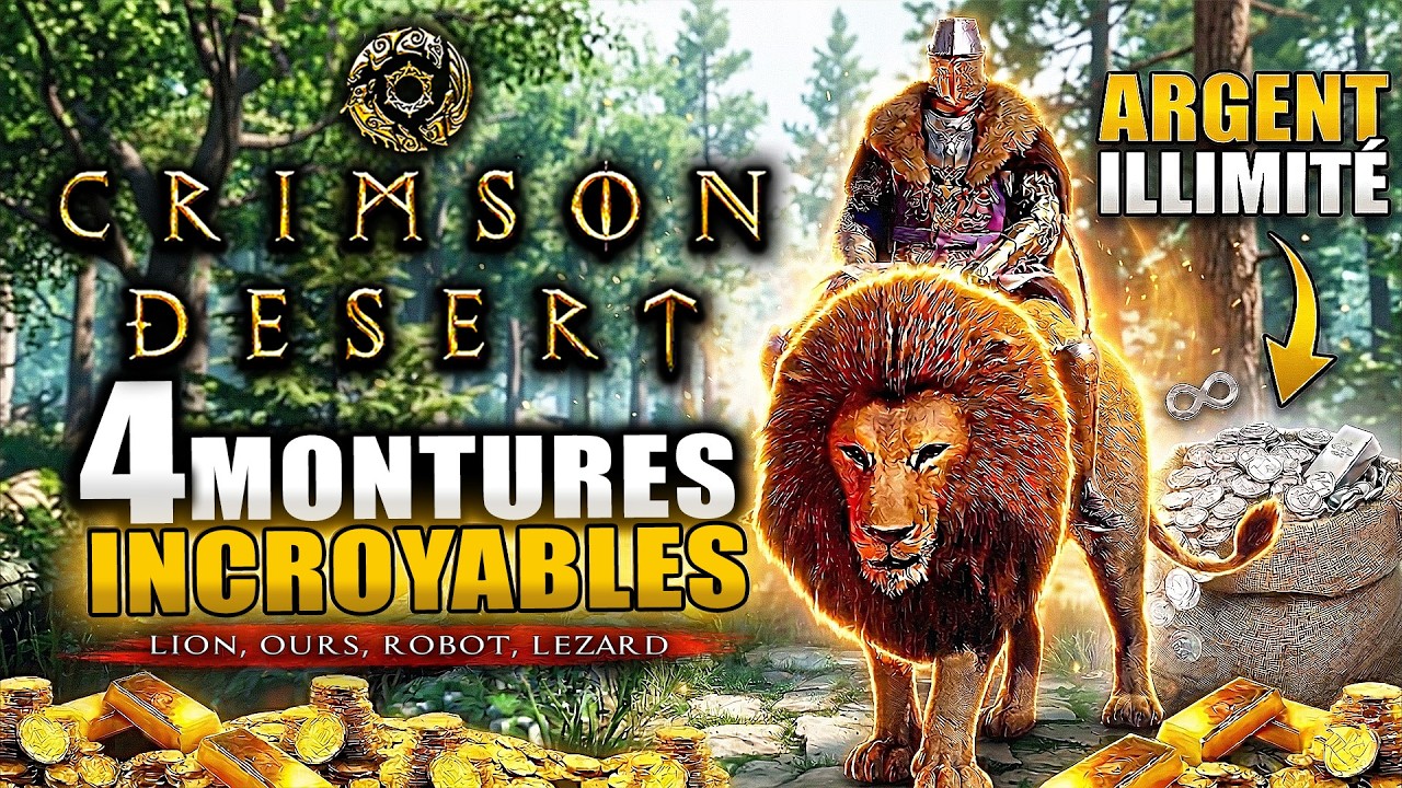 Crimson Desert : Farm Lingot d'OR ILLIMITÉ (Argent Rapide) & 4 Montures SECRÈTES INCROYABLES