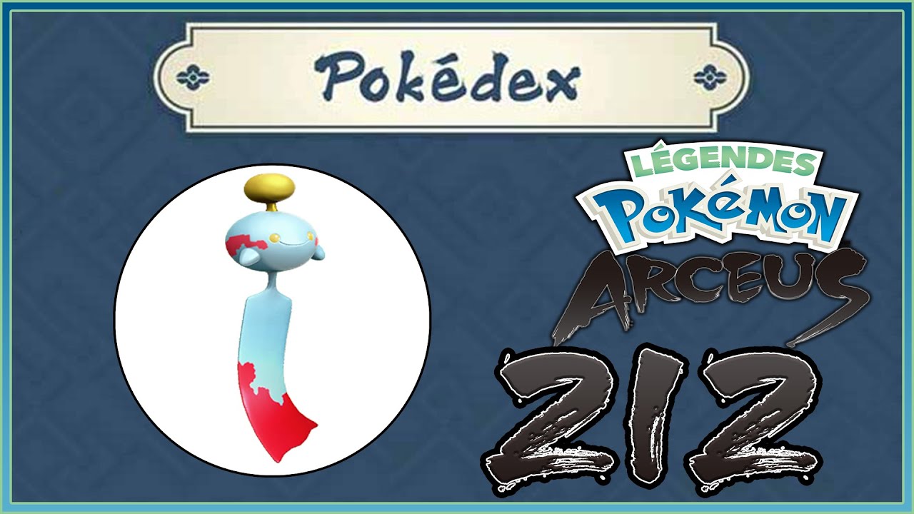 Légendes Pokémon Arceus - TÂCHE POKÉDEX ÉOKO (3) - [#212] - YouTube