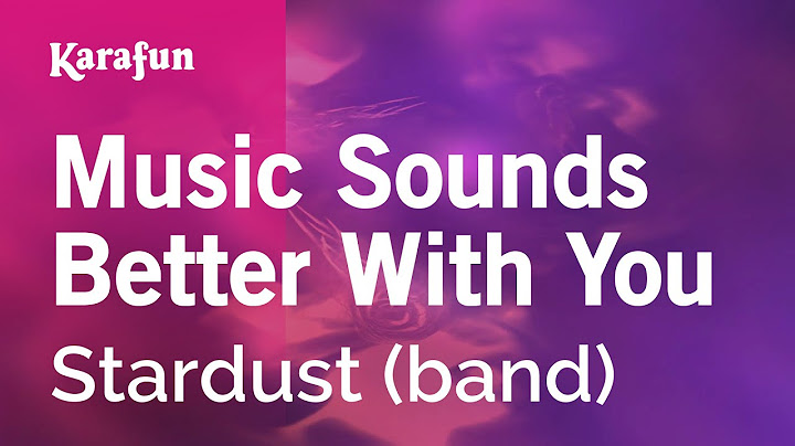 Music Sounds Better with You Karaoke version - Karaoke performance video thumbnail