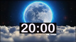 20 Minute Timer with Relaxing Music! Calm Music for Peace, Meditation, Sleep for Kids!