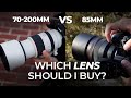 70-200mm vs 85mm - Which Lens Should I Buy? | Master Your Craft