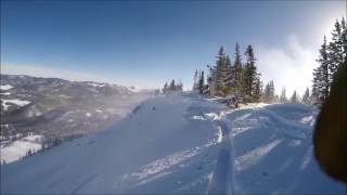Wind loading and Wind Slab avalanches in North Routt County.