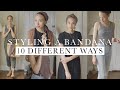 How To Tie A Bandana or Silk Scarf (10 Easy and Unique Ways!) | Authentic by Frani