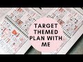 Plan with me  ivory paper planner target themed pwm