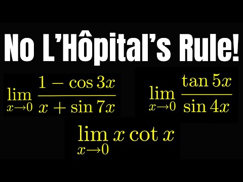 Compute limits involving