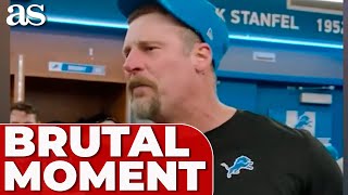 DAN CAMPBELL'S fiery locker room SPEECH amid player throwing up sparks VIRAL SENSATION