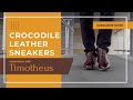 Crocodile leather sneakers /Кроссовки из кожи крокодила - Timotheus.ua