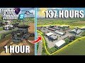 I spent 137 hours becoming a  millionaire in fs22 10 million challenge  farming simulator 22