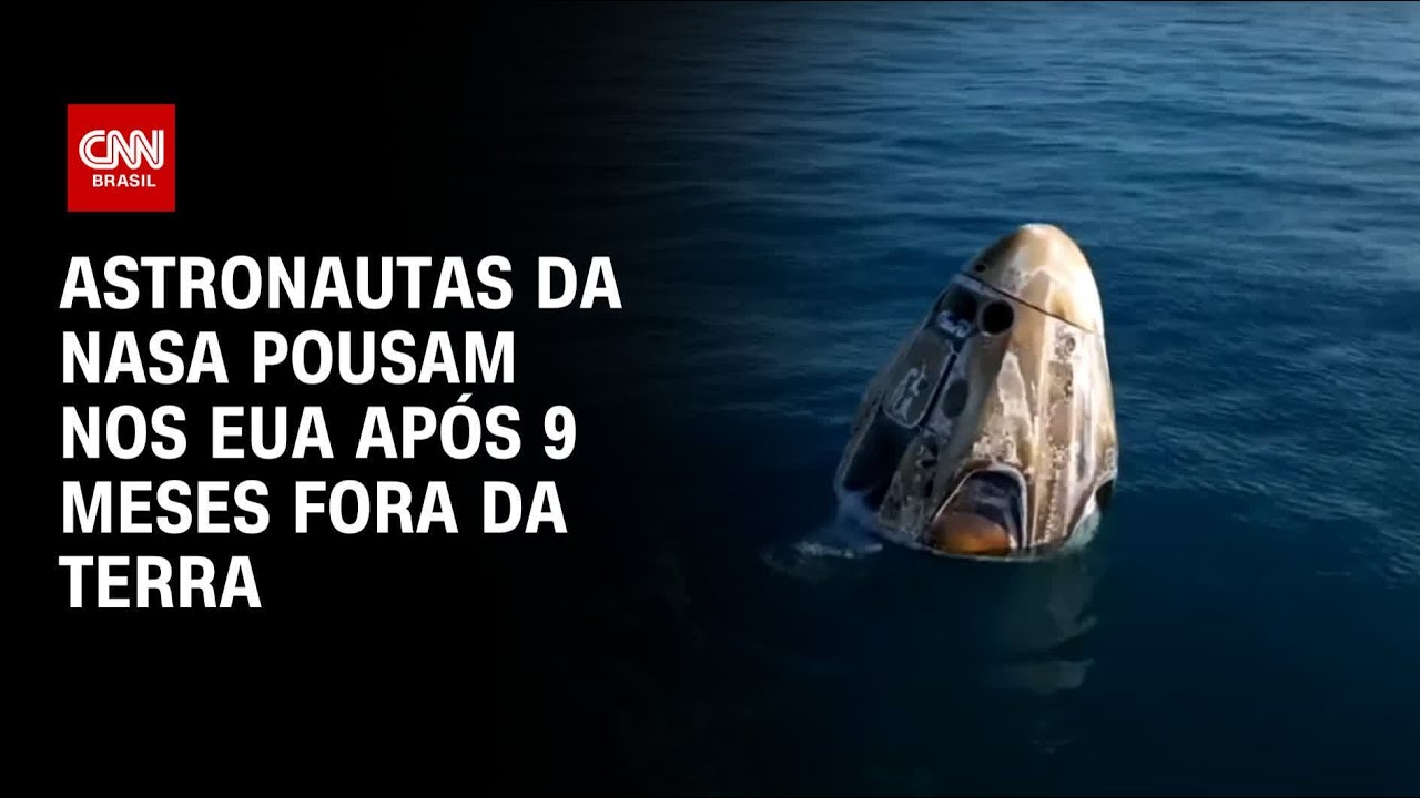Astronautas da Nasa voltam à Terra após 9 meses | CNN Arena