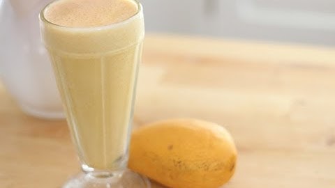 How To Make Mango Shake - SUMMER DRINK SERIES | Simply Bakings