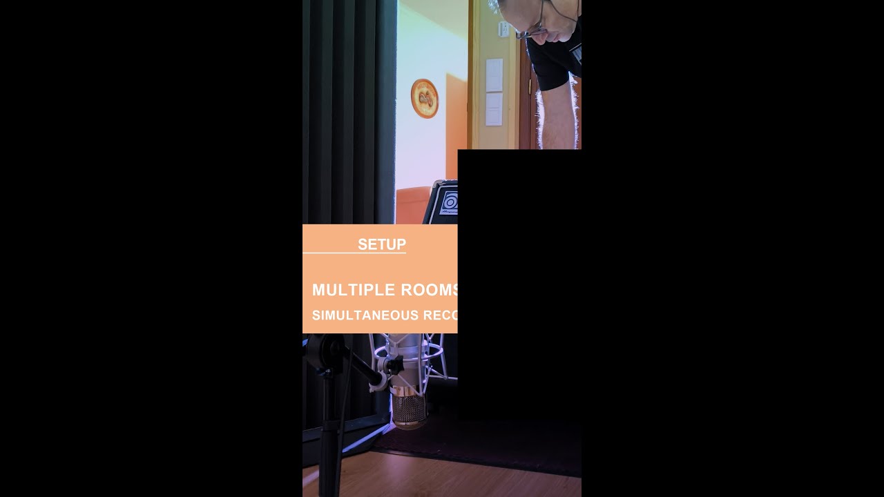 Simultaneous Multiple Rooms Recording