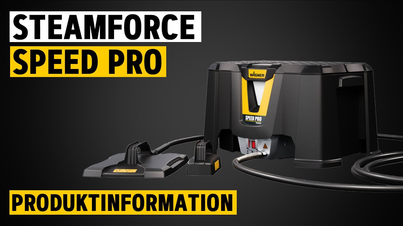 SteamForce Speed Pro - Inbetriebnahme, Anwendung, Reinigung, Entkalkung, Wartung | WAGNER