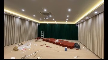 Rèm vải tự động hai lớp – Giải pháp che nắng hoàn hảo cho phòng họp khách sạn tại Hà Nội