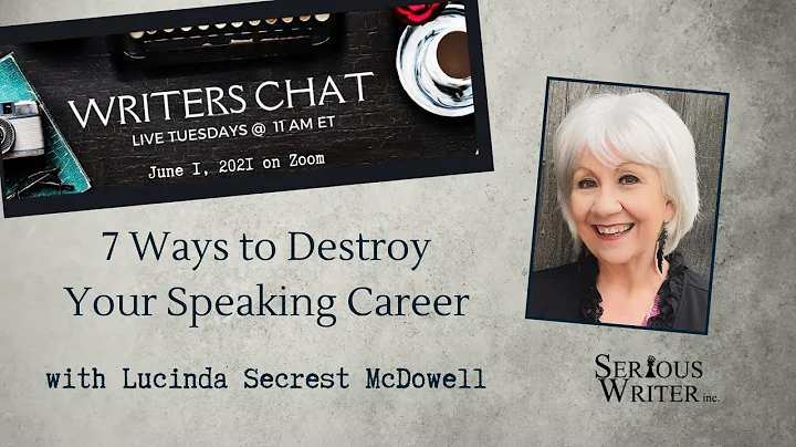 Writers Chat ~ 7 Ways to Destroy Your Speaking Car...