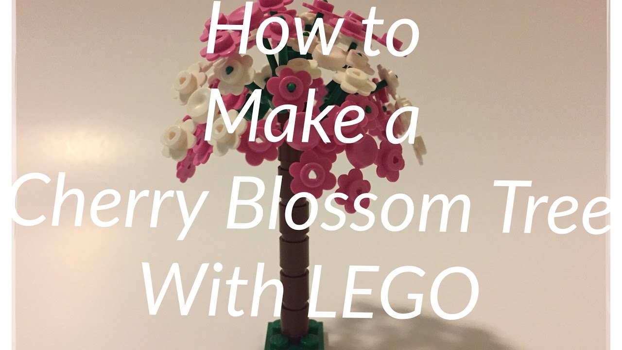 How to Make Cherry Blossom Trees using LEGO!