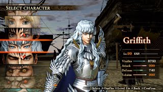 Berserk and the Band of the Hawk All Characters [PS Vita]