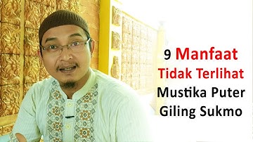 9 Manfaat Lebih Dari Mustika Puter Giling Sukmo