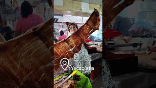 La #cecina de #Yecapixtla debe su rico sabor a la elaboración artesanal. #fyp #gastronomía #México🇲🇽