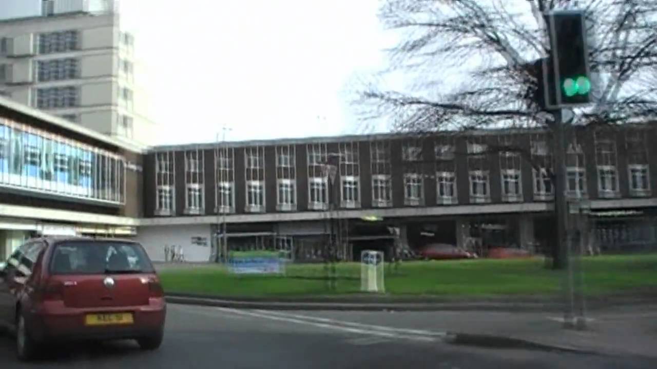 Driving On North Parade, Dolday & All Saints Road, Worcester, Worcestershire, UK 31st January 2010