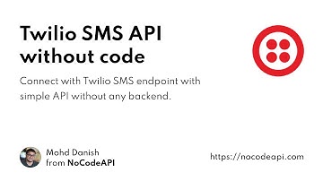 Twilio SMS API without coding — NoCodeAPI