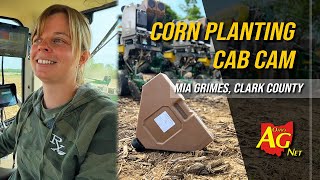A planter that takes cartridges? | 2023 Corn Planting Cab Cam | Mia Grimes, Clark County