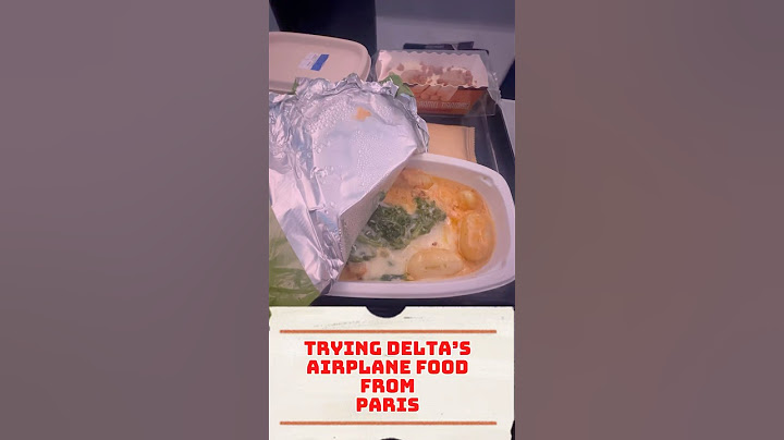 AIRPLANE FOOD ON DELTA FROM PARIS 😬# #minibigback #food #shorts #pickyeater #eatwithme #paris #nyc