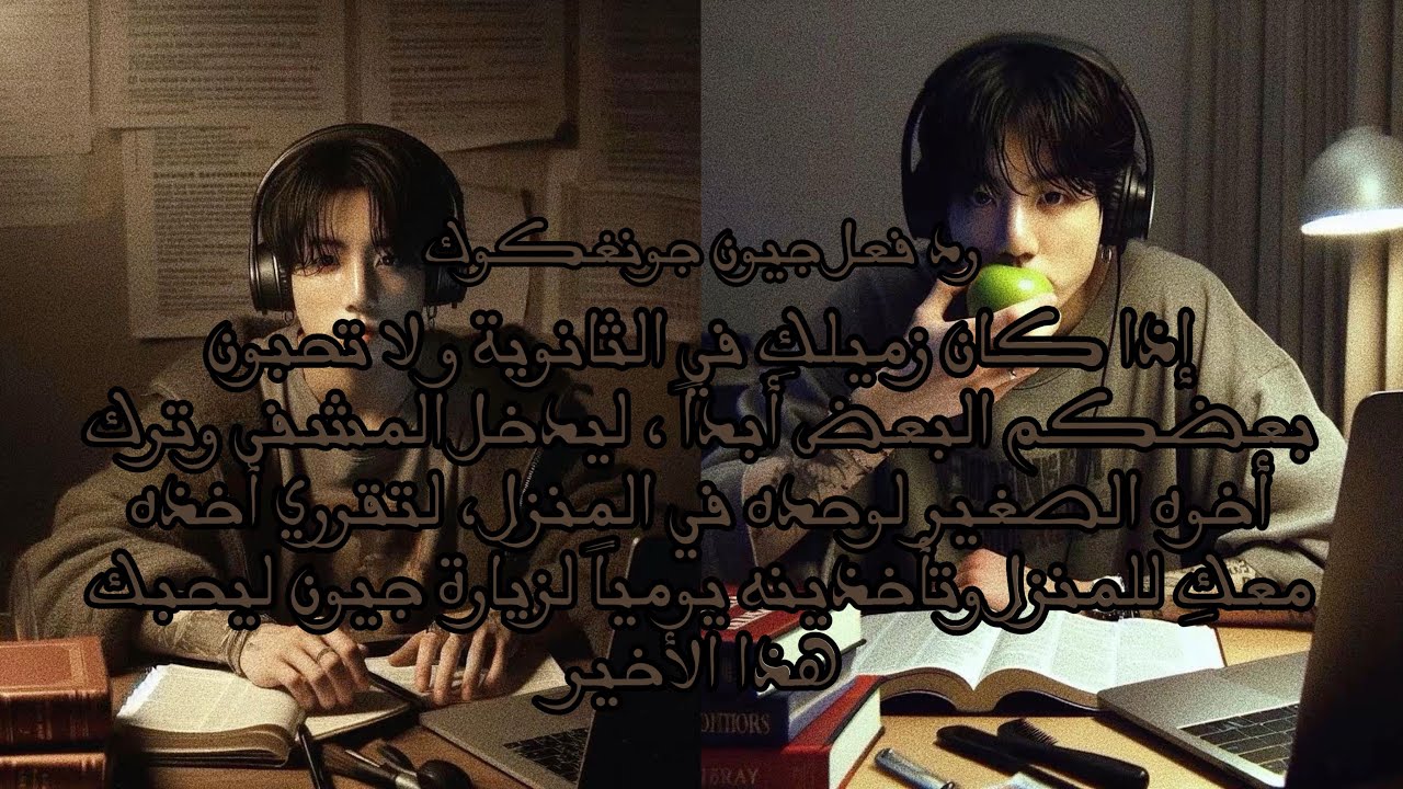 رد فعل جيون جونغكوك إذا كان زميلكِ في الثانوية و تكرهون بعضكم ليفتعل حادث و…