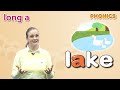 Long Vowels | Lesson 1 Long Vowel a (ape, ate, ake) | 4 Step Phonics