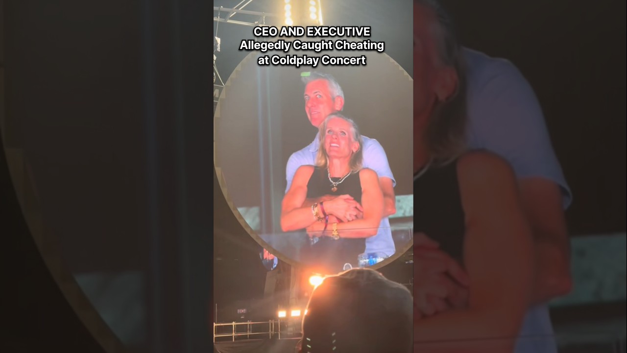 Kiss Cam Exposes CEO & Executive Cheating at Coldplay Concert! 