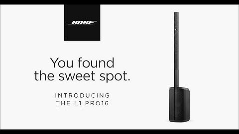 Introducing the Bose L1 Pro16 Portable Line Array System