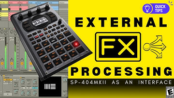 How To Use The Roland SP-404 MK2 As An Interface to Process Multi FX In Your DAW Session