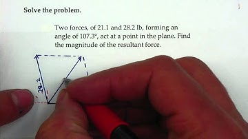 P27 Trig - Unit 7 - Magnitude Resultant Vectors