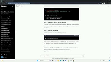 python ftp server simple