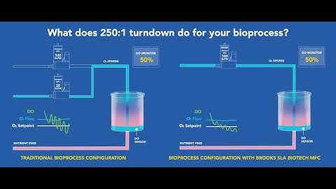 Thermal Mass Flow Meter with a High Turndown Ratio