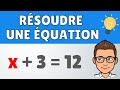 Rsoudre une quation  mthode simple  maths  3e  brevet