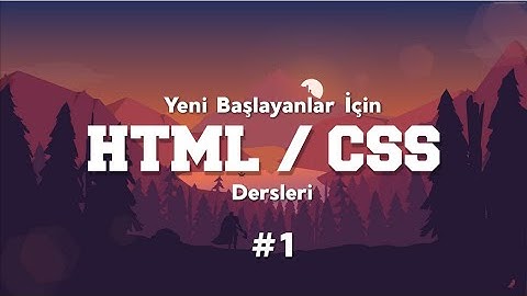HTML/CSS Dersleri - 01 Bölüm - Sublime Text ve Emmet Kurulumu