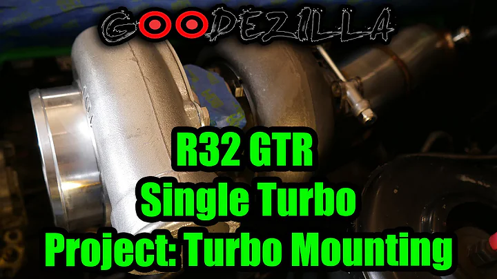 R32 Skyline GTR Single Turbo Project Episode 3 - Mounting The Turbo