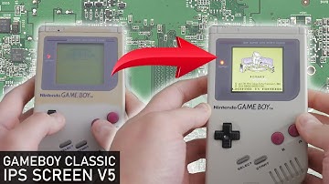 Gameboy Classic DMG IPS Mod Version 5 and new case!